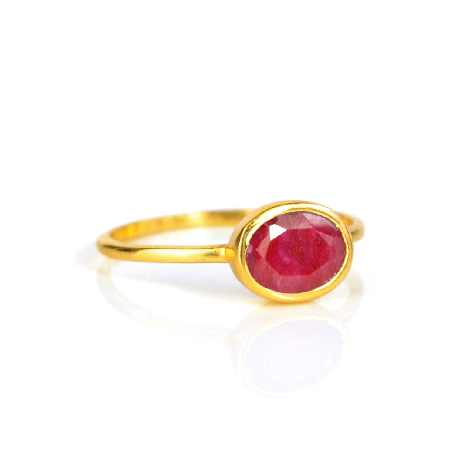 Buy Stunning 1.55ct Ruby and Diamonds 0.19ctw, Ruby Ring, Oval Cut Ruby,  14K Gold Ring, Diamond Ring, Solitaire Ring Online in India - Etsy
